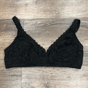 Adore Me Black Lace Bralette